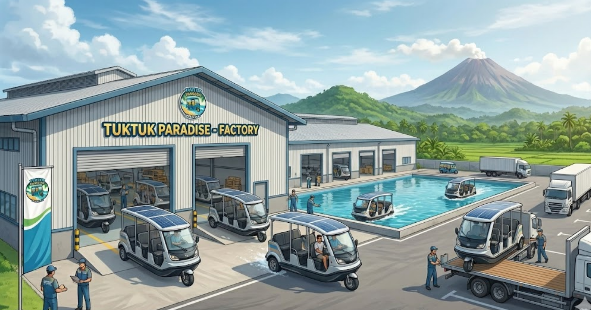 TukTuk Paradise Factory and R&D Center